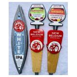 (3) NEW BELGIUM BREWING ADVERTISING TAP HANDLES