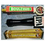 (3) BEER BREWERY ADVERTISING TAP HANDLES