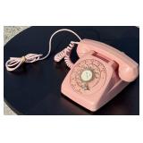 RETRO PINK ROTARY DIAL TELEPHONE