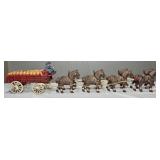 ANHEUSER-BUSCH BUDWEISER CLYDESDALE TEAM BRASS