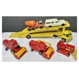 12 MATCHBOX LESNEY CAR, TRUCKS, FARM 1960