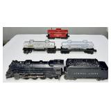 LIONEL TRAIN #1463W LOCO WHISTLES CABOOSE LIGHT UP