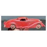 1930s HUBLEY CAST IRON FUTURISTIC STREAMLINE COUPE