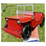 MARX WILLYS PRESSED STEEL JEEP & TONKA METAL JEEP