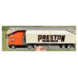 NYLINT PRESTON TRACTOR TRAILER MIB - PRESSED STEEL