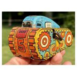 (2) MARX TOY ARMY TANKS - TIN LITHO WIND-UPS