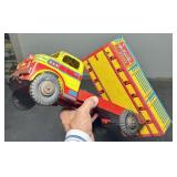 (2) MARX PRESSED STEEL TRUCKS circa 1950
