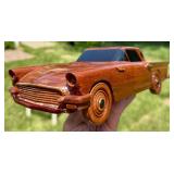 1956 T-BIRD CLASSIC - WOODEN DISPLAY MODEL