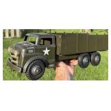 MARX LUMAR ARMY TRANSPORT TRUCK - PRESSED STEEL