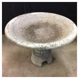 Concrete Bird Bath 2