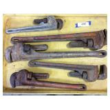 (5) Ridge, Rigid Large Pipe Wrenches