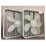 (2) Box Window fans.