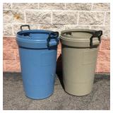 (2) Rubbermaid Roughneck Trash Cans