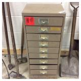9 Drawer Steel Cabinet