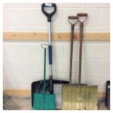 (4) Snow Shovels