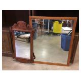 (2) Wall Hung Mirrors