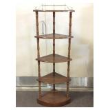 Wood Corner Shelf