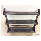 Black Wall-Hung Shelf