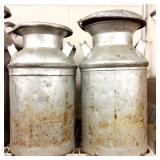 (2) Milk Cans