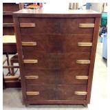 Art Deco Waterfall Chest of Drawers