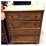 Pine Pull-Out Desk