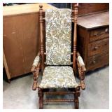 French Country Platform Rocking Glider