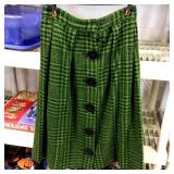 Vintage Houndstooth Skirt
