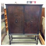 Jacobean Revival Style Cupboard