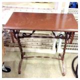 Twisted Iron End Table
