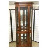 Pulaski Furniture, Curved Glass Front Corner Cabin