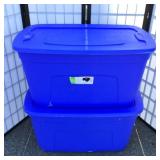 (2) 30 Gallon Totes