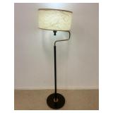 Floor Lamp with Fiberglass Drum Shade