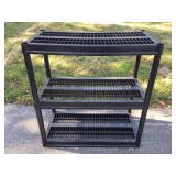 Black Shelving Unit
