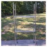 Rolling Metal Shelving Unit