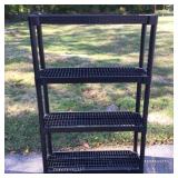 Black Shelving Unit