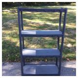 Gray Shelving Unit
