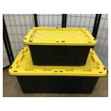 (2) Totes with Lids
