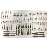 (56) Pieces Wallace Stainless Steel Flatware