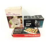 Appliance Lot, Steam Iron, Kitchen Magician