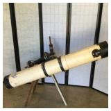 Vintage Telescope on Wood Tripod