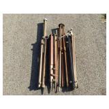 (4) Wood Tripods