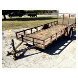 Big Tex 295A Open Trailer with Ramp