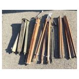 (5) Wood Tripods