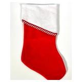 Candy Cane Trim Stockings