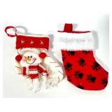 Snowman Mini Stockings, Dog Mini Stockings