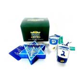 Kurt S Adler Hanukkah Ornaments, Noble Gems