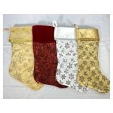 Gold Glitter Stockings, Silver/Gold Stockings
