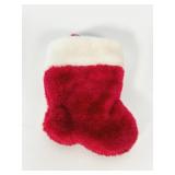 Burgundy & White Mini Stockings