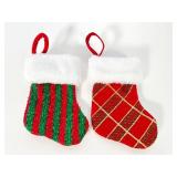 Velvet & Metallic Mini Stockings