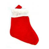 Red & White Felt Mini Stockings